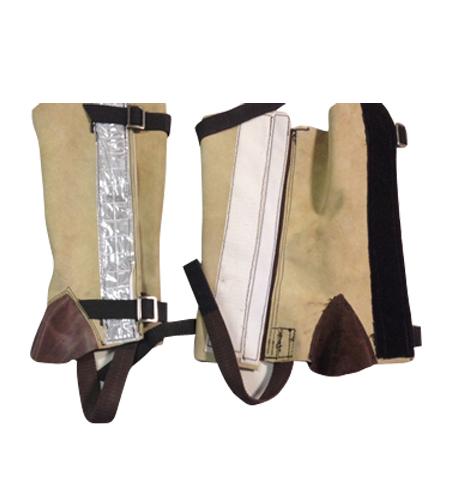 Leather chapettes